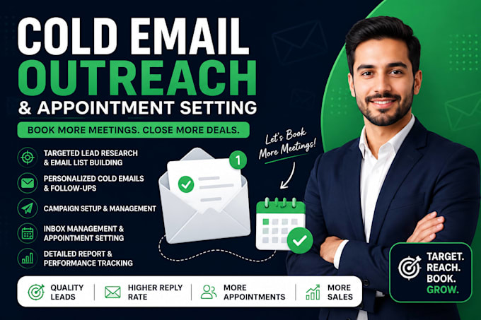 book qualified appointments through cold email outreach