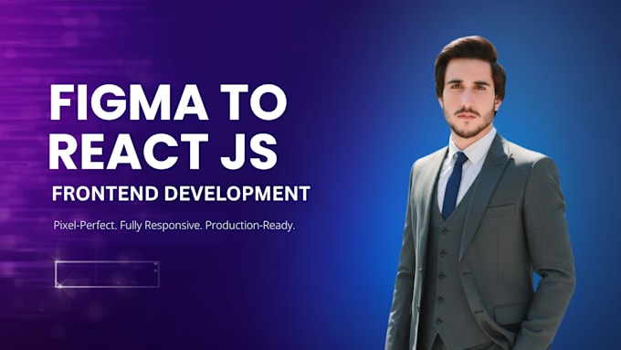 convert figma to react js frontend website