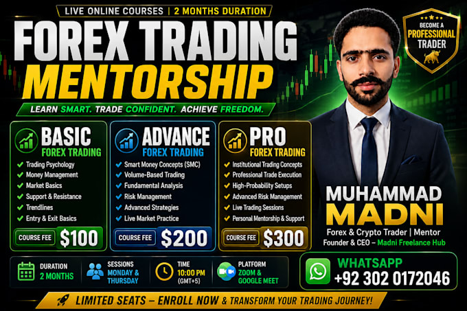 teach you forex trading weekly basis at affordable price