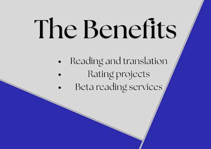 service of beta reading and programming