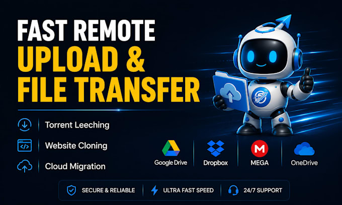 be your expert for fast remote upload, file transfer
