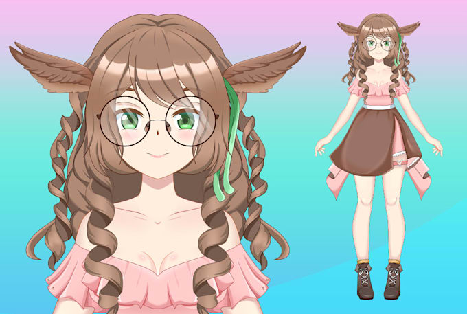 2d vtuber, vtuber model, vtuber rigging, 3d vtuber, live2d model, live2d vtuber
