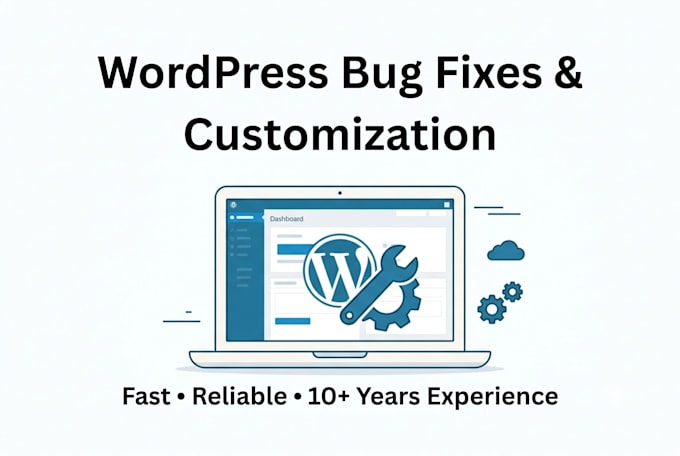 fix, customize or troubleshoot your wordpress website