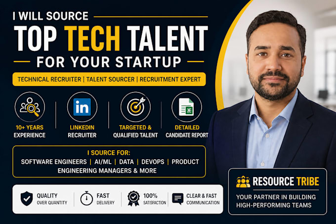source top software engineers and ai talent for your startup