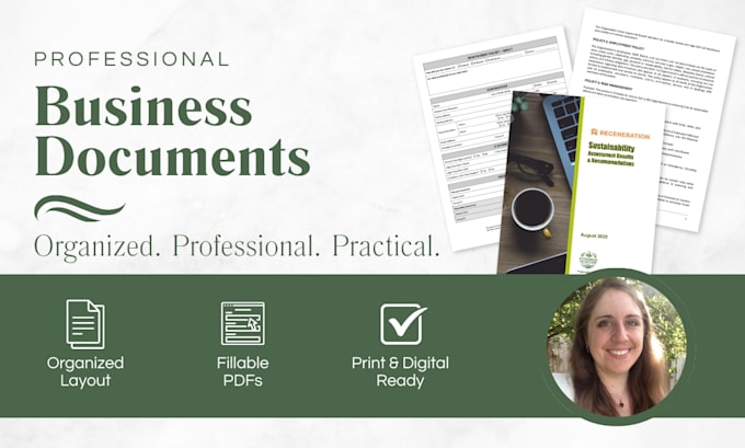design professional business documents and forms