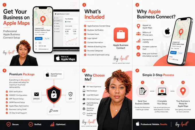 set up apple business connect for your business