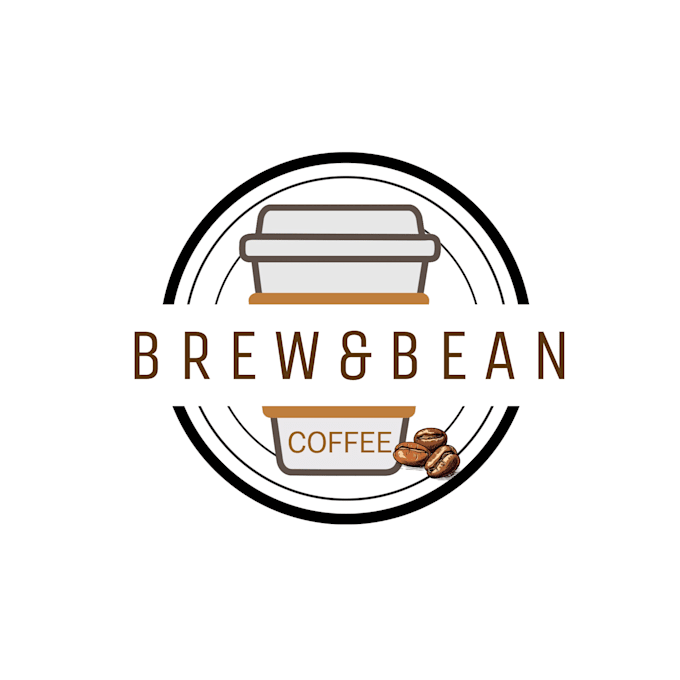 modern coffee shop logo desing