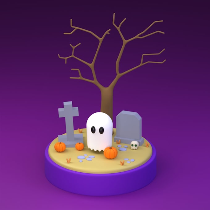 create stylized low poly 3d game assets