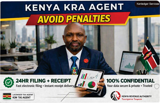 file kra returns vat paye on itax with mpesa reconciliation in 24hrs