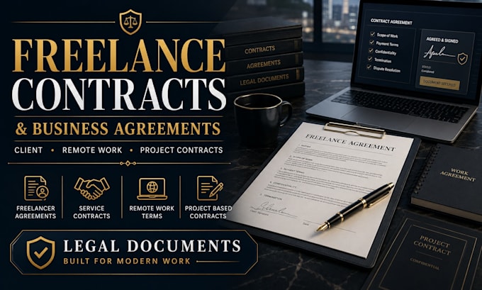 write a custom client service agreement or master service contract