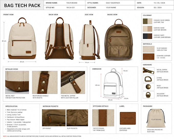 do your top 3d totebag design 3d model bags backpck bag techpack handbag design