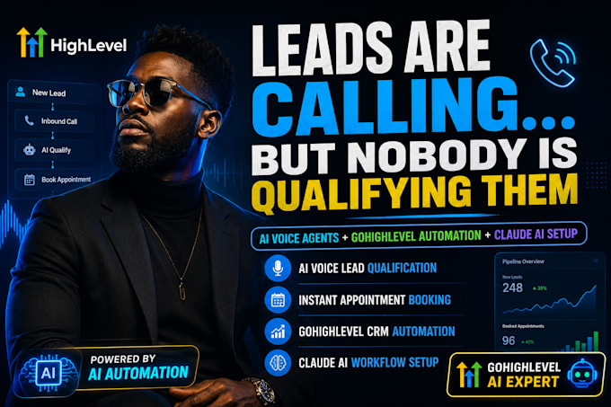 gohighlevel ai expert voice ai agents inbound lead qualification claude ai setup