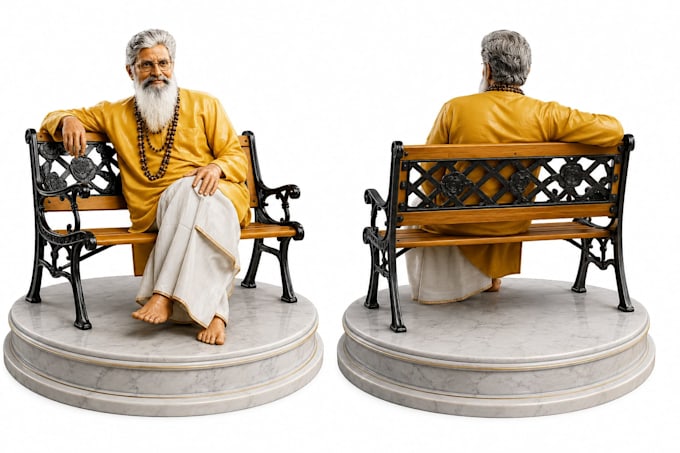 create a custom 3d printable statue from your photo