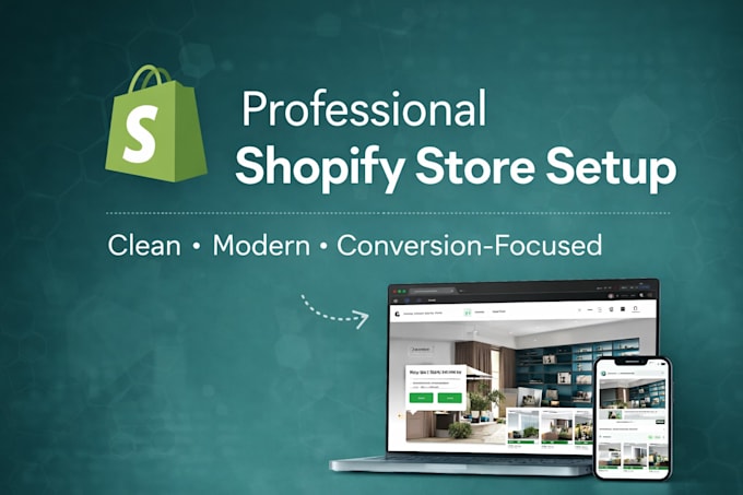 create a professional shopify store optimized for sales