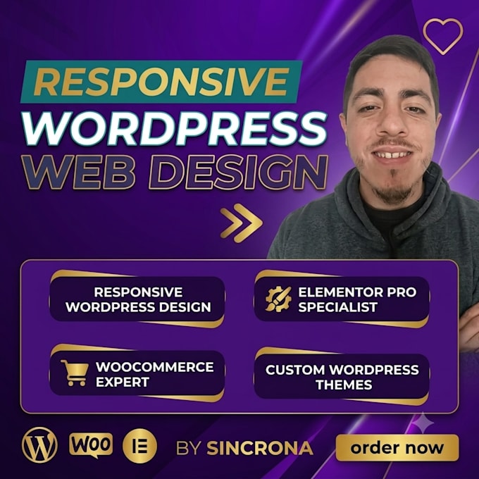 diseñar tu sitio web de wordpress o diseño web con elementor