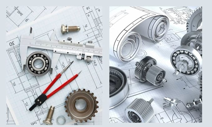 do 3d cad design, mechanical design, and product design