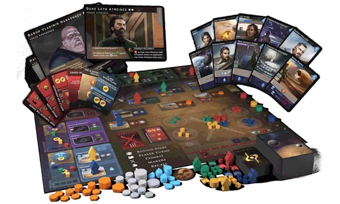 create board game design cards game tabletop rulebook box design