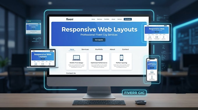 create modern responsive web layouts with ai workflow