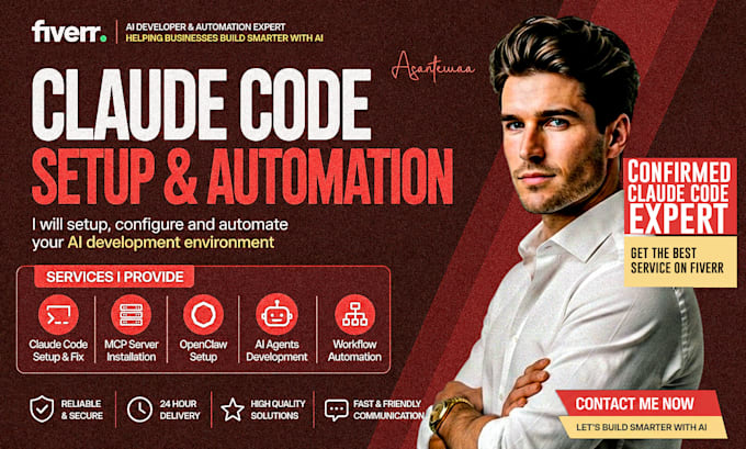 setup claude code, fix errors, install mcp server and openclaw