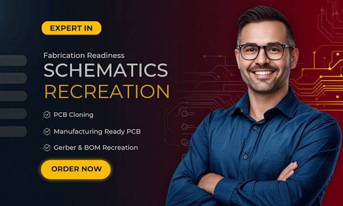 reverse engineer pcb, recreate schematic, gerber and bom files