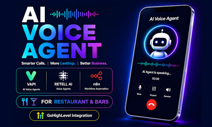 setup ai calling agent, retell ai voice agent, ai receptionist for restaurants
