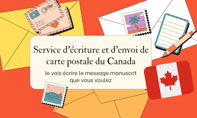 send you a handwritten postal card from canada