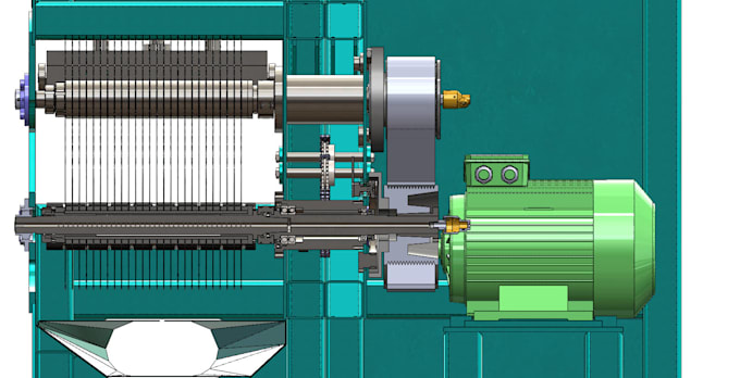 do industrial machine design and 3d cad modeling