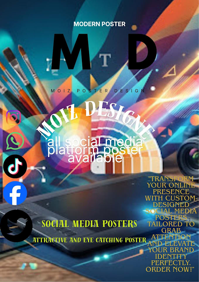 design unique modern posters
