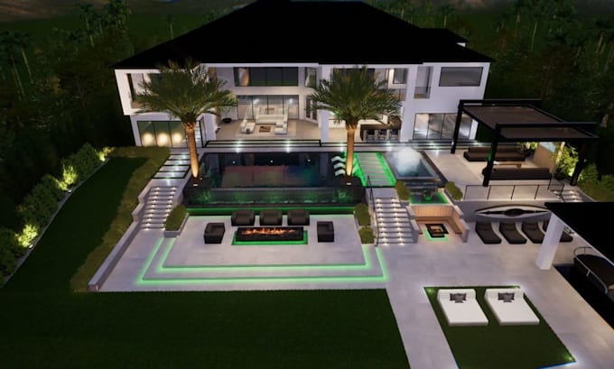 create landscape design, garden plans, master plans and 3d landscape rendering