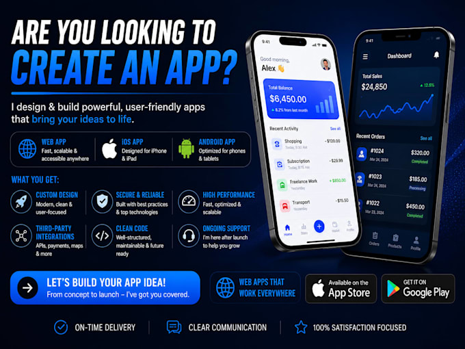 create you a mobile app