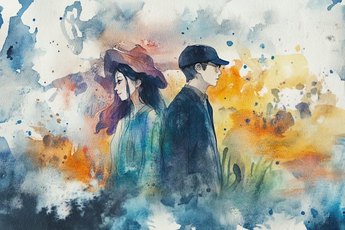 do a watercolor illustration