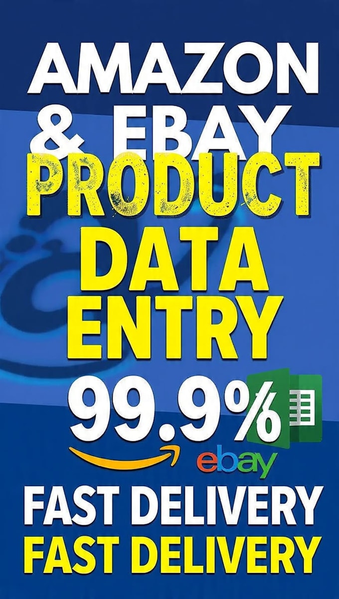 do amazon and ebay product data entry