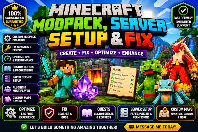create fix optimize minecraft modpack server setup cobblemon forge to fabric mod