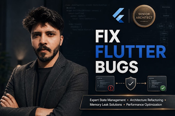 fix bugs and errors in your flutter app