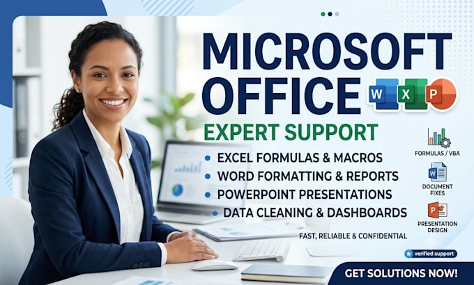 fix excel formulas, format word documents, and automate office tasks