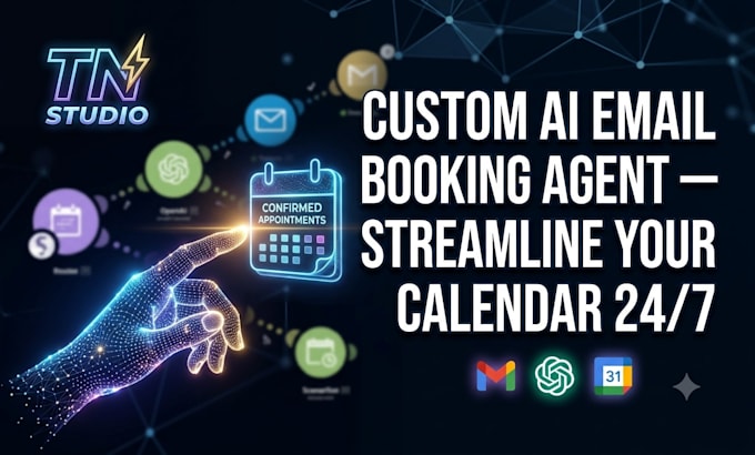 build an ai email booking agent using make and openai