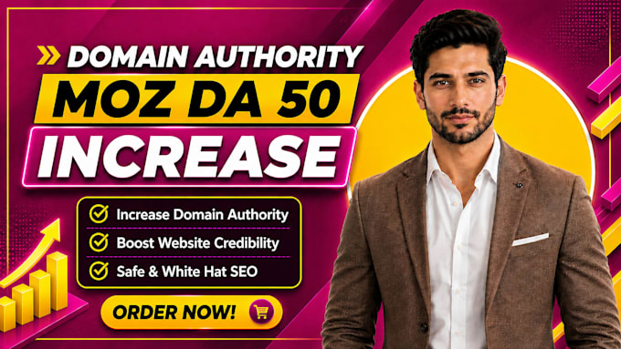 build moz da 50 plus backlinks to boost SEO ranking