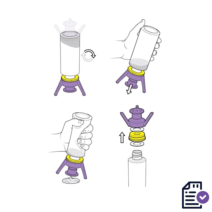 draw line art illustration for manual instructions and product assemble