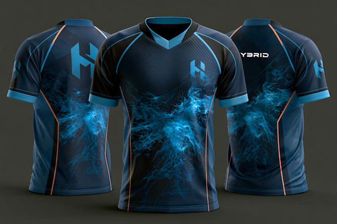 design a full print sublimation jersey, esports jersey,