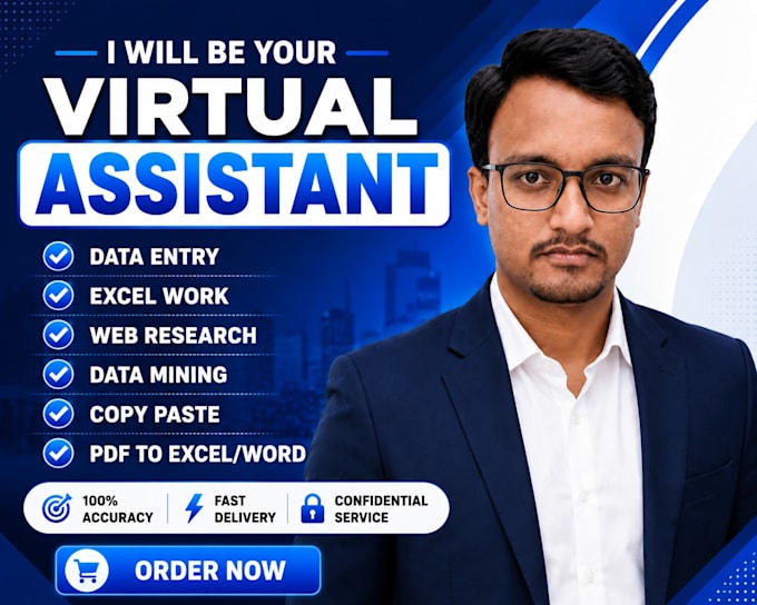 do lead generation, data entry, copy paste, web research, pdf conversion and ocr
