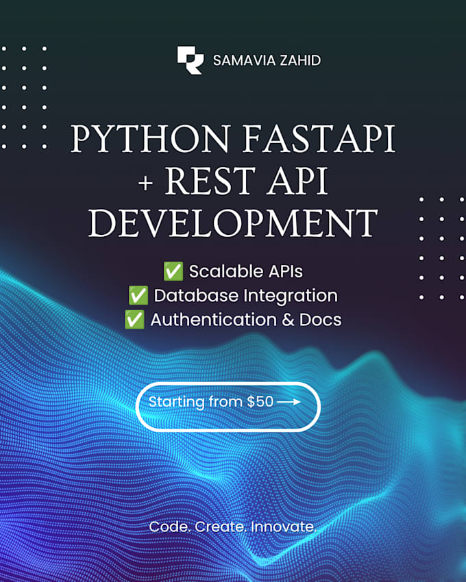 build rest apis with python fastapi
