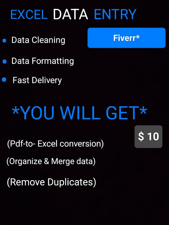 clean, format, split the excel data