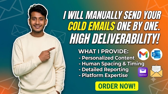 manually send personalized cold emails to your target list