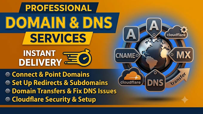 connect domain, point, redirect, subdomain, transfer domain, fix dns, cloudflare