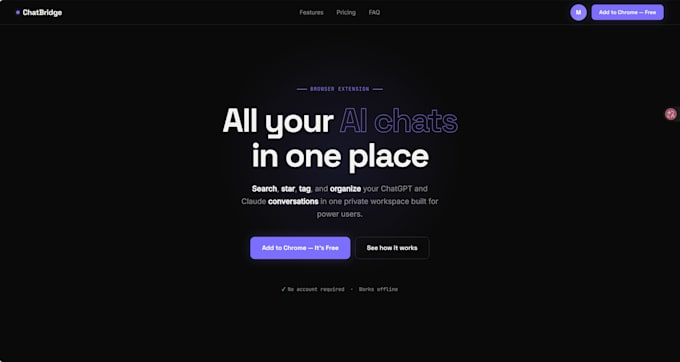 build your saas web application and chrome extension
