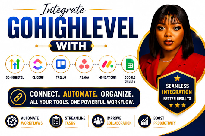 gohighlevel clickup monday com trello asana google sheets zapier integration