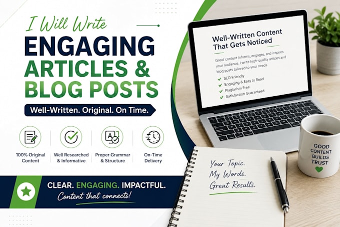 write clear and engaging english content