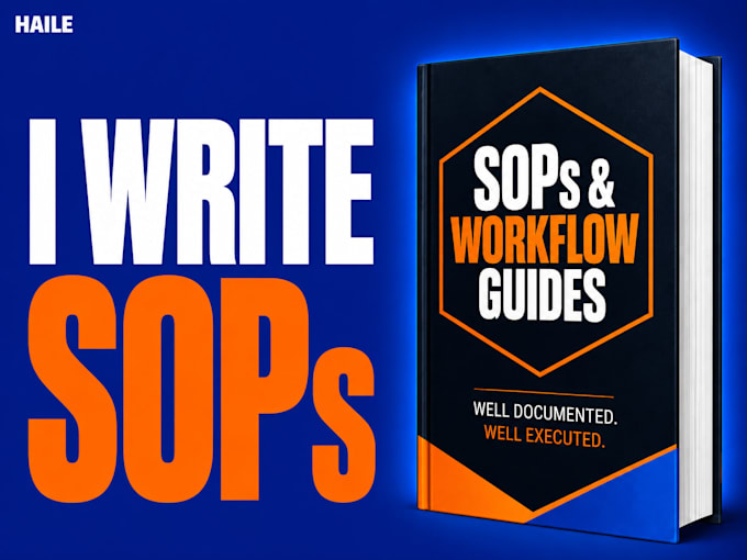 write professional sops and business process documentation