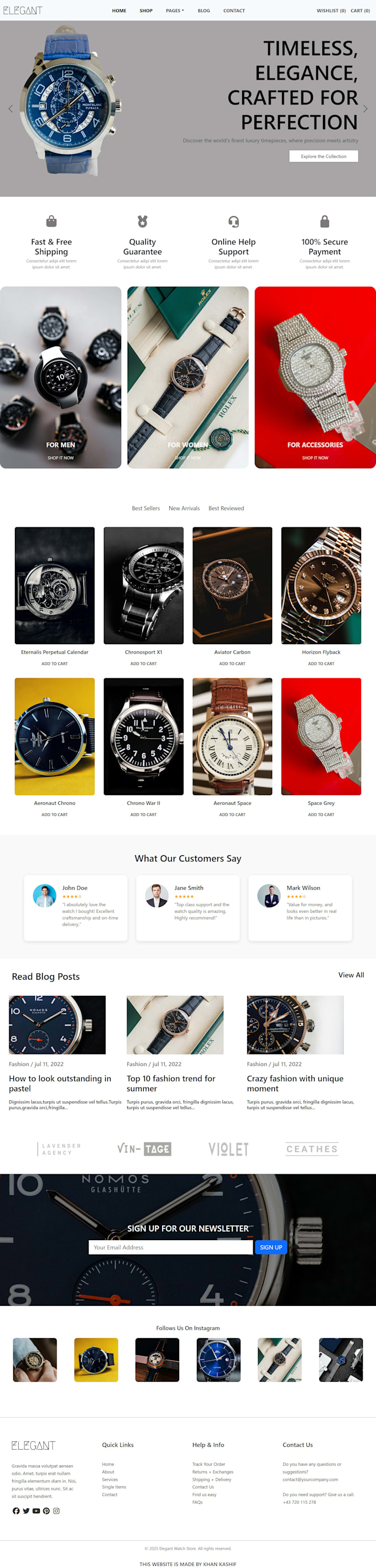 Build full stack website using html css javascript by Kashifkhan1773 ...