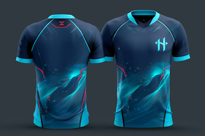make a football, running etc jersey mockup design
